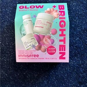 Innisfree Glow Brighten Skincare Set NIB